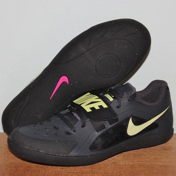Nike Zoom Rival SD 2 Throwing Shoes Mens 5.5 Womens 7 Black Pink Track & Field - Picture 1 of 6